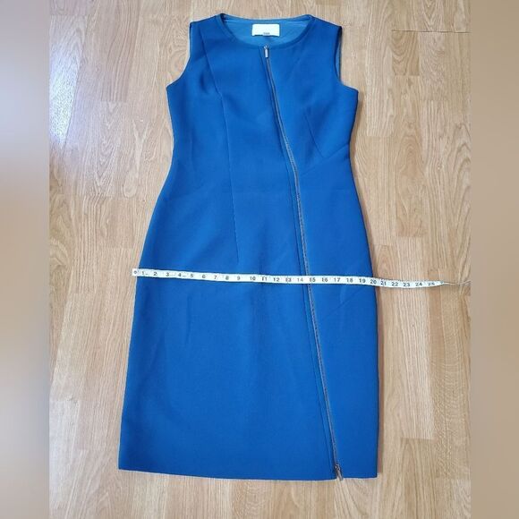 Hugo Boss 'Danafea' Zippered Sheath Dress - size 8 in Blue - Picture 12 of 16
